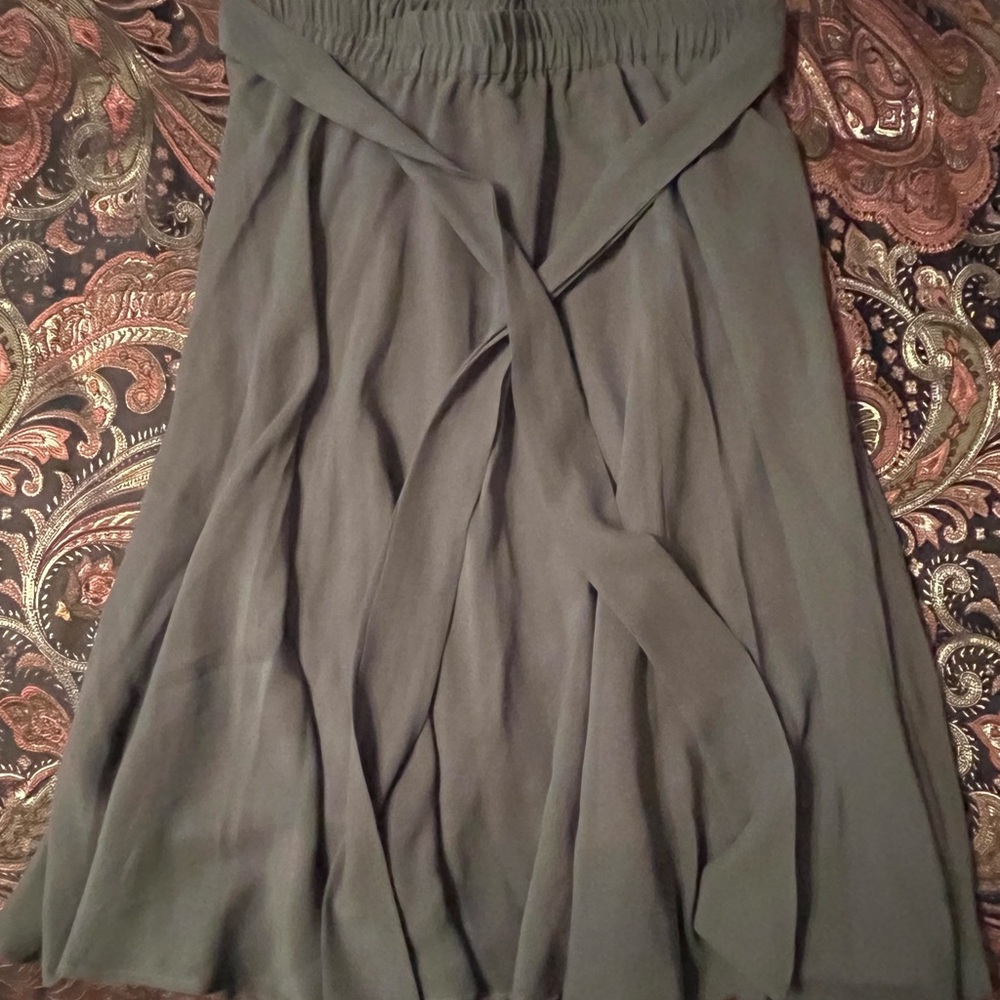 Elegant Olive Green Skirt
